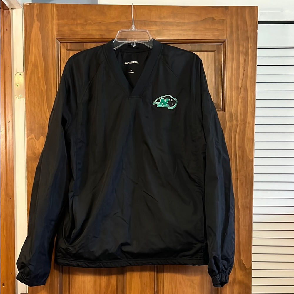 Sport-Tek Nichols College V Neck Windbreaker Pullover Unisex Medium